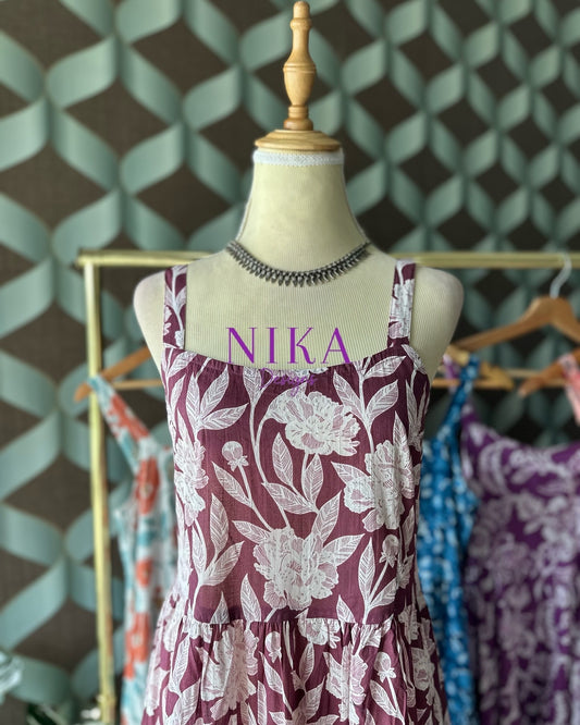 Dark Purple Summer Dress