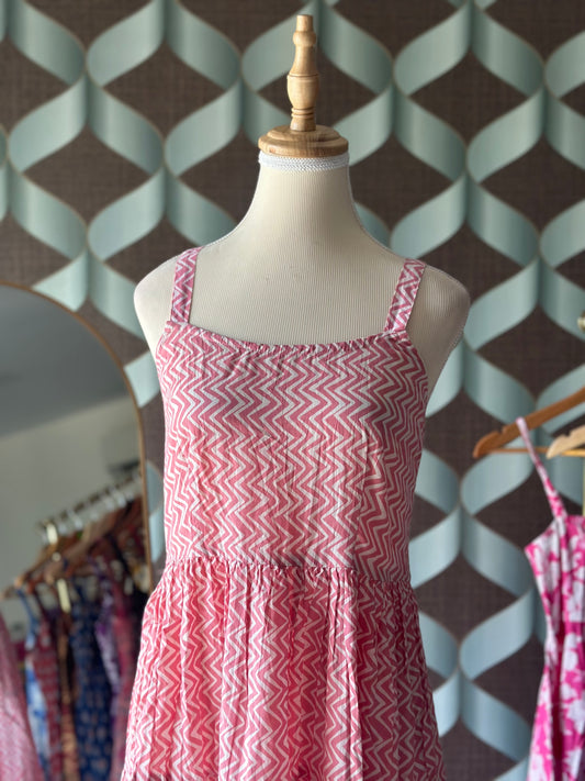 Mauve Pink Summer Dress