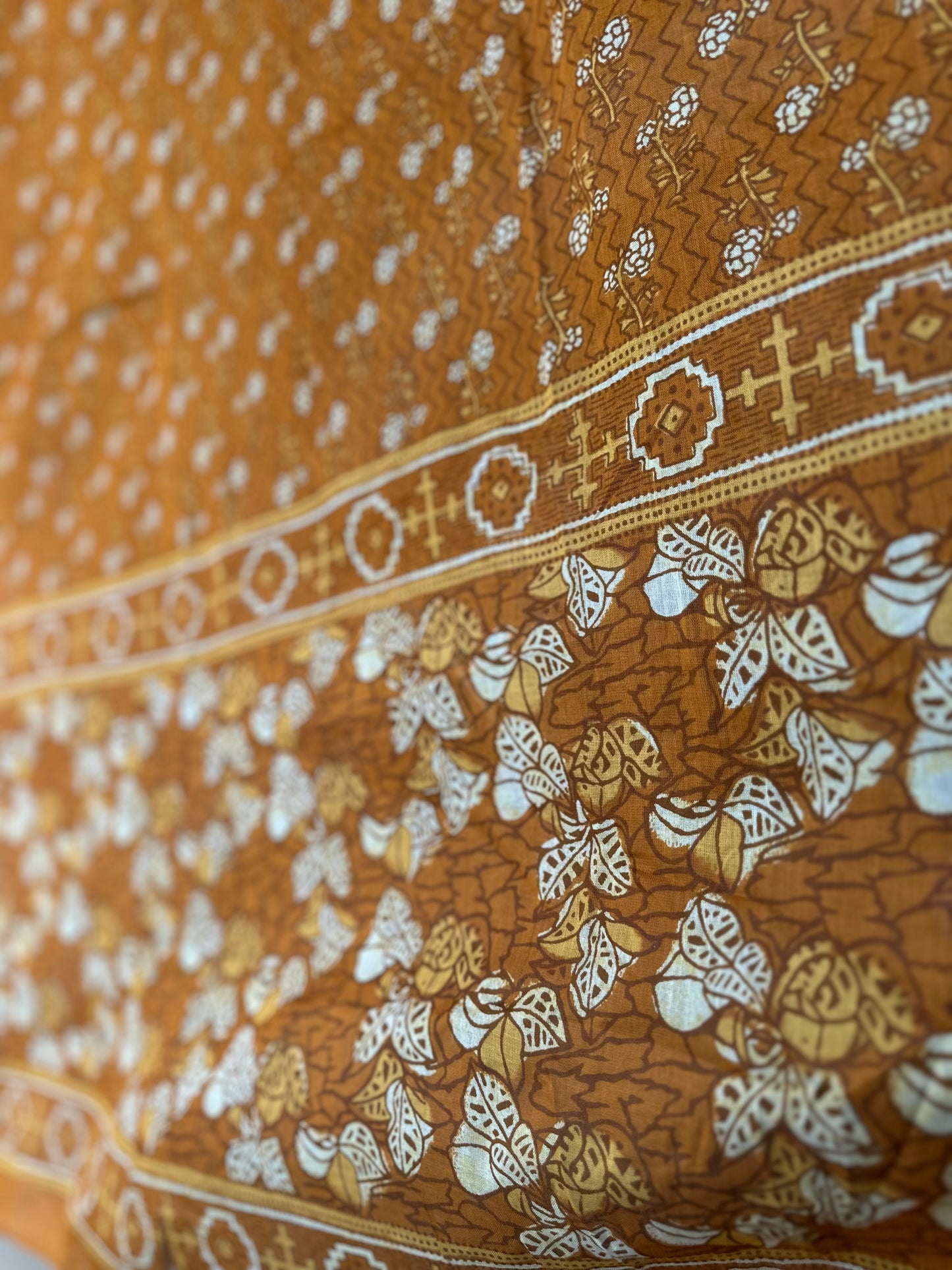Mustard Yellow Cotton Suit Set