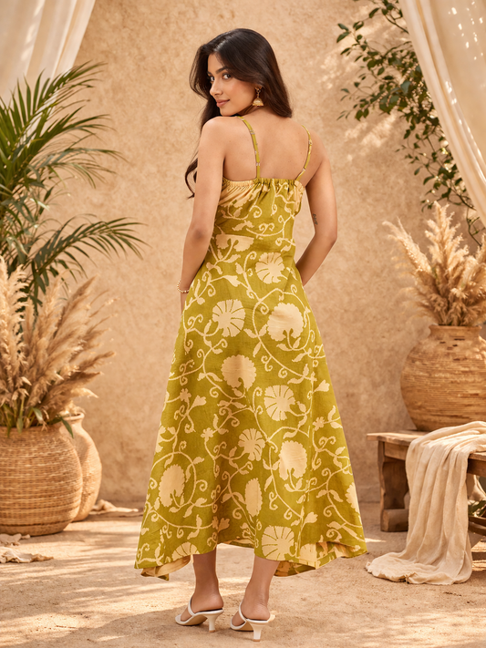 Lemon Green Sundress