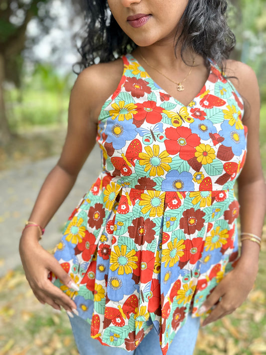 Summer Garden Short Top