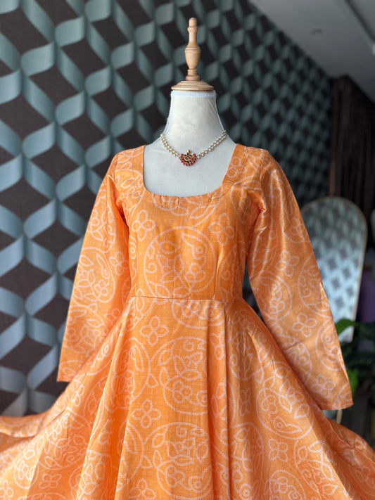 Marigold Yellow Anarkali