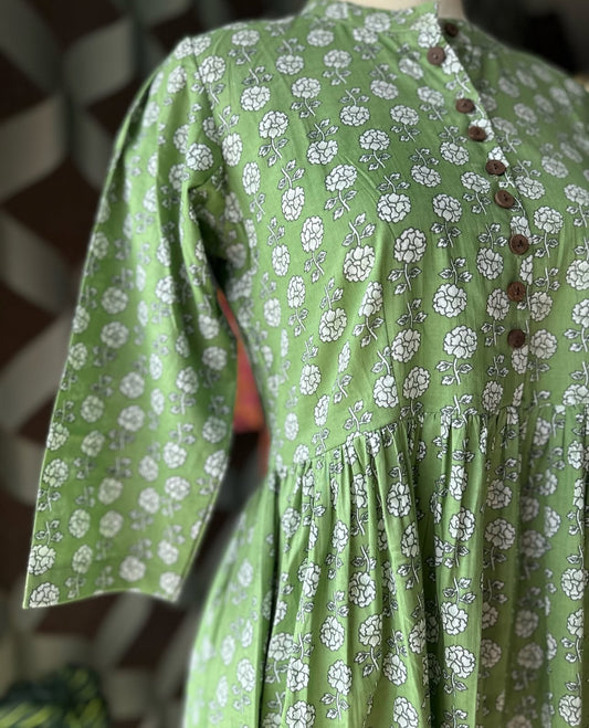 Green Cotton Top