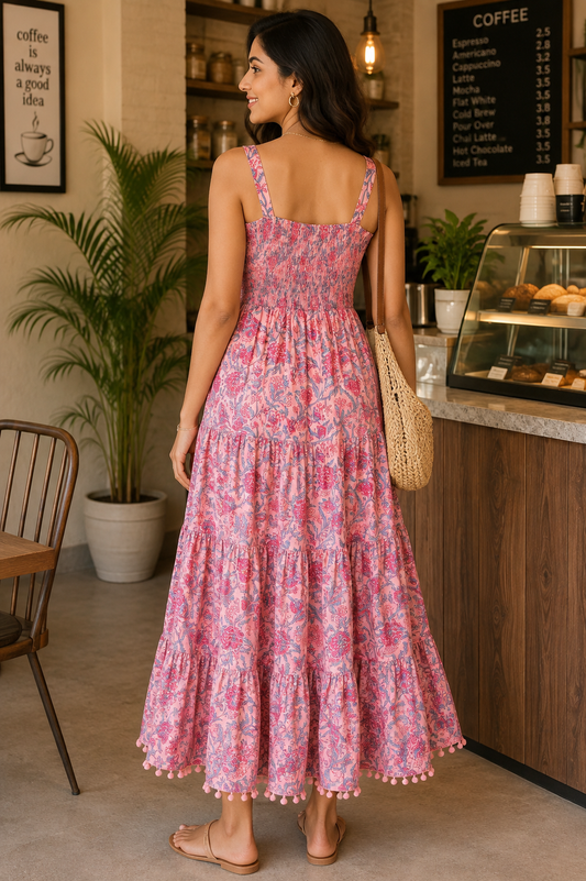 Sweet Pink Summer Dress