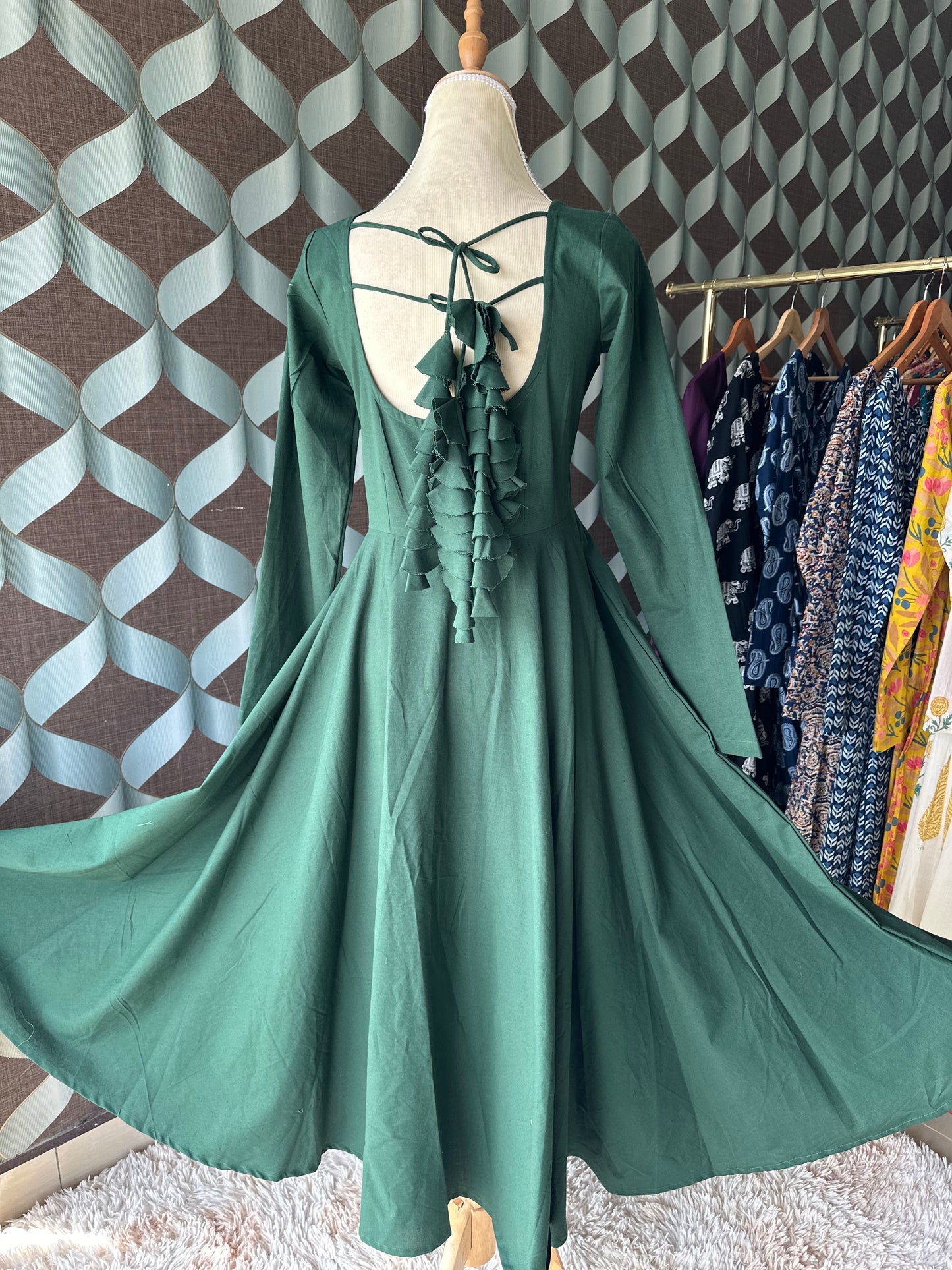 Emerald Green Anarkali