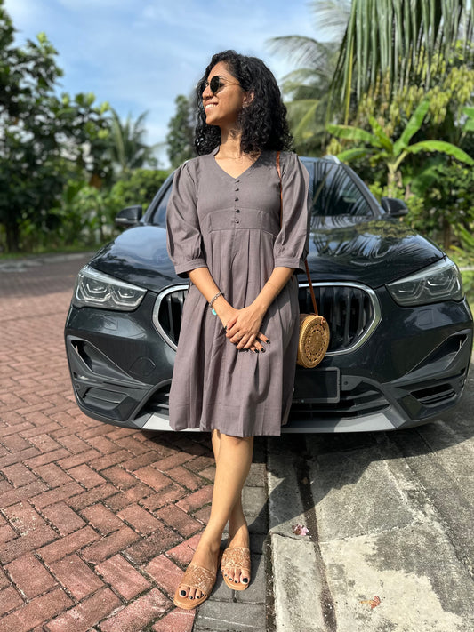 Tamara Cloudy Grey Dress