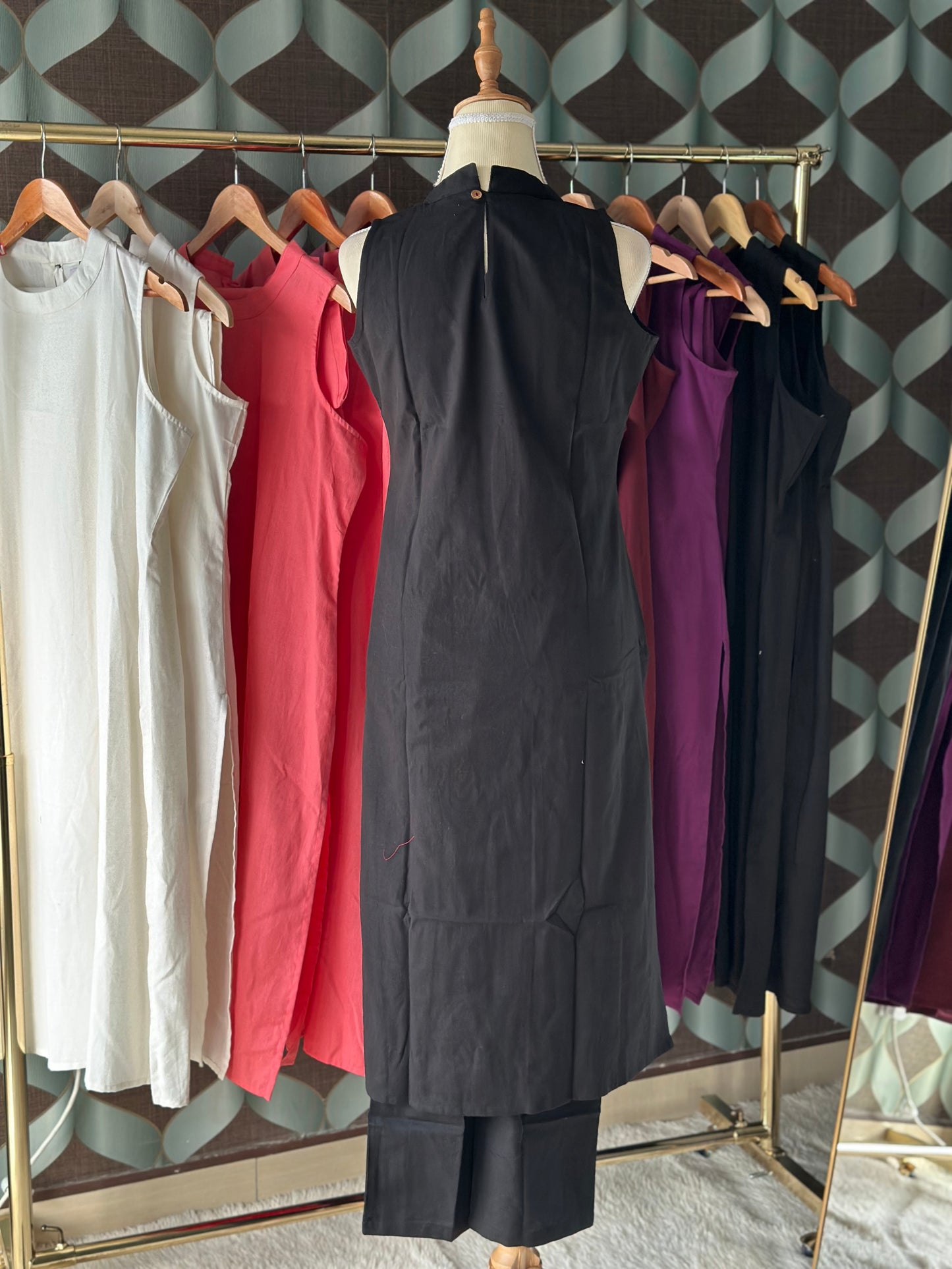 Classic Black Halter Neck Viva Set