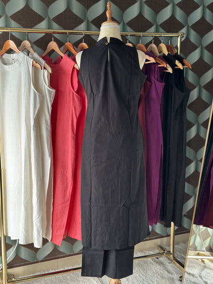Classic Black Halter Neck Viva Set