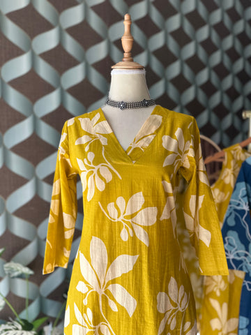 Yellow Floral Set