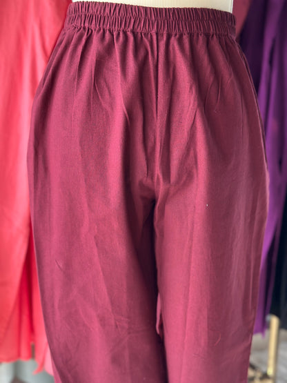Burgundy Red Halter Neck