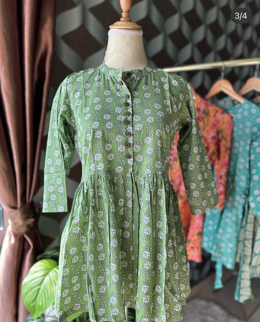 Green Cotton Top