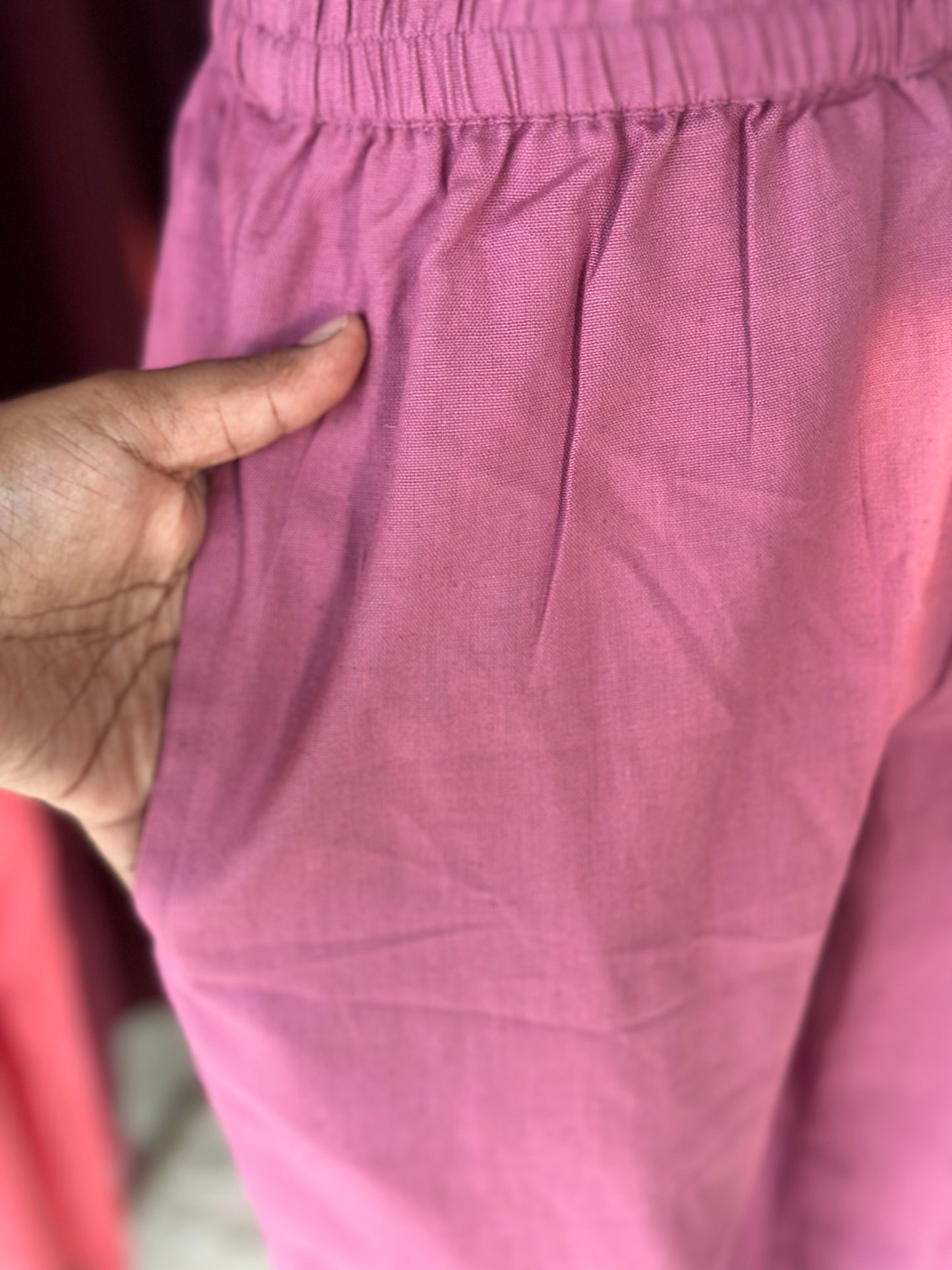 Mauve Pink Halter Neck Viva Set