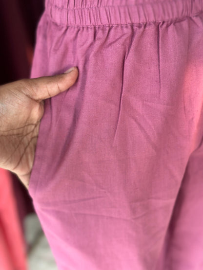 Mauve Pink Halter Neck Viva Set