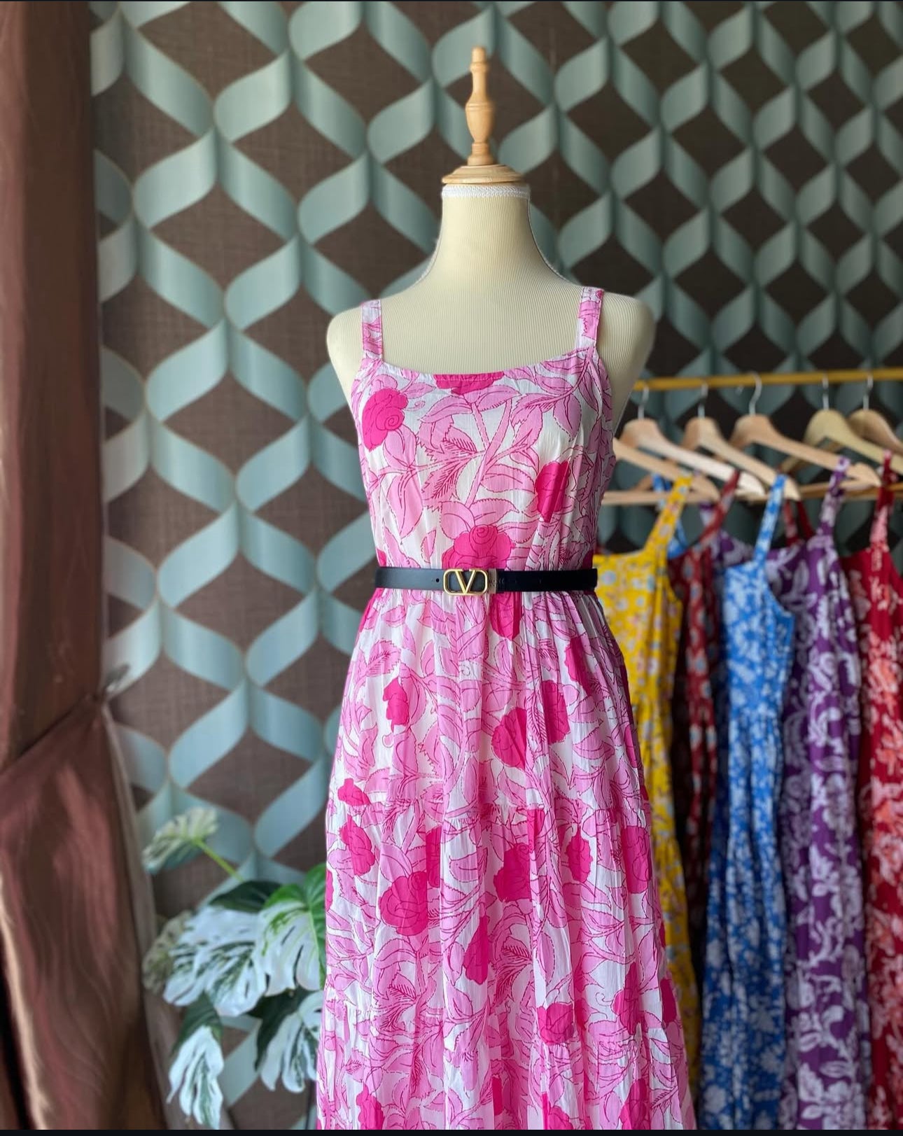Rose Pink Summer Dress