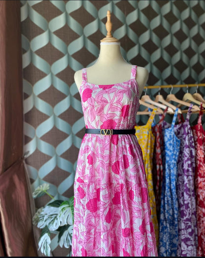 Rose Pink Summer Dress