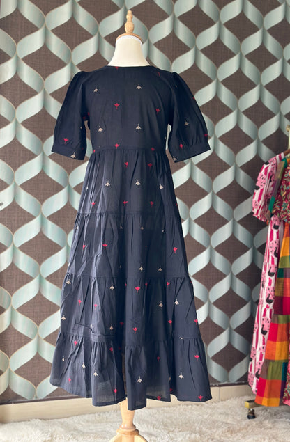 Classic Black Tier Dress