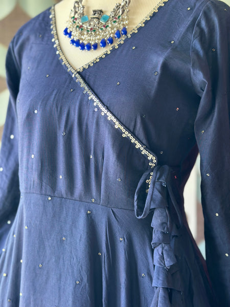 Navy Blue ZAARA Festive Anarkali