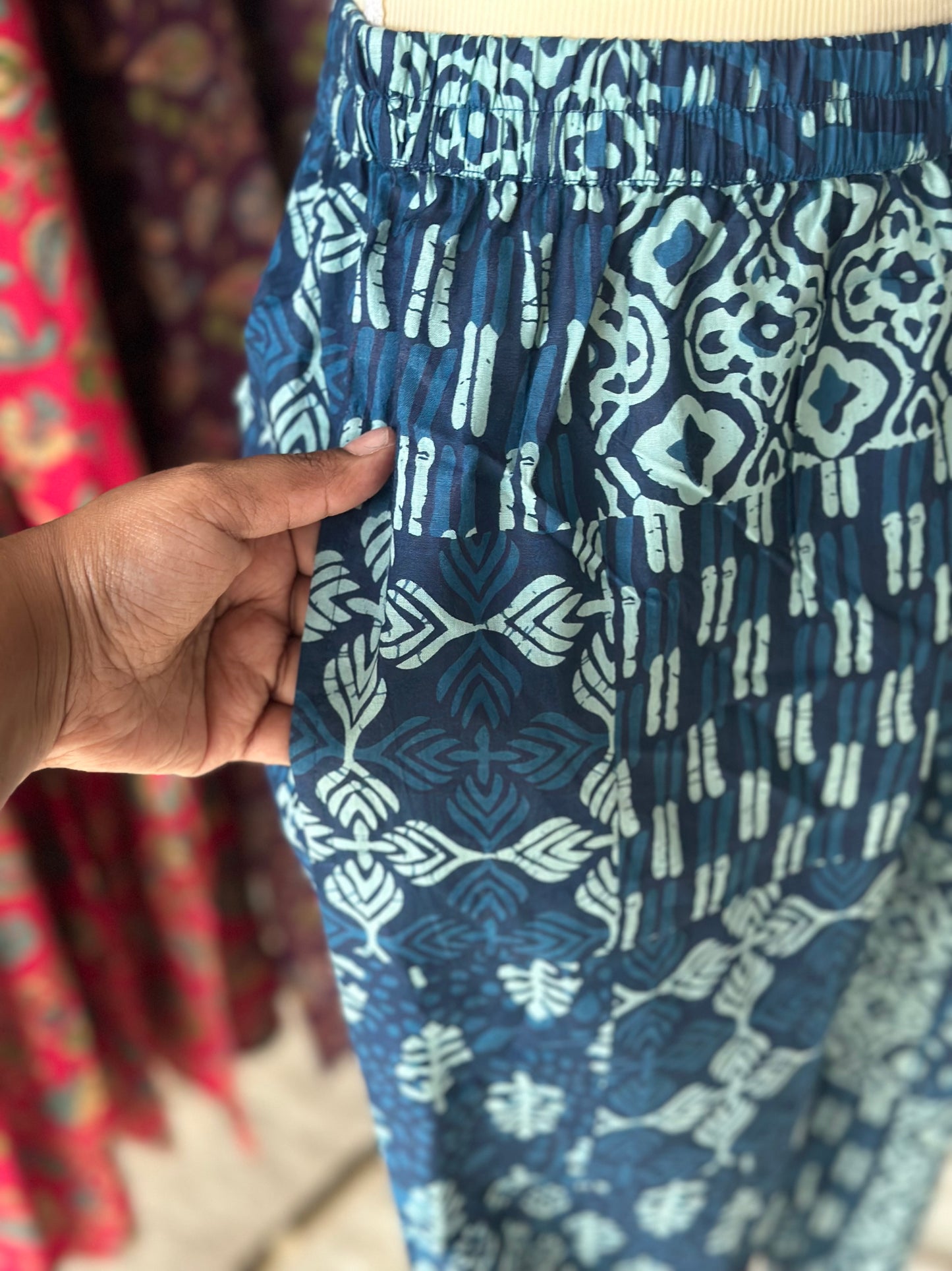 Indigo Blue Halter Neck Viva Set