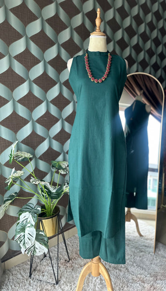 Emerald Green Halter Neck Set
