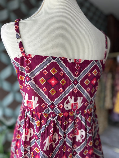Rangoli Strap Top