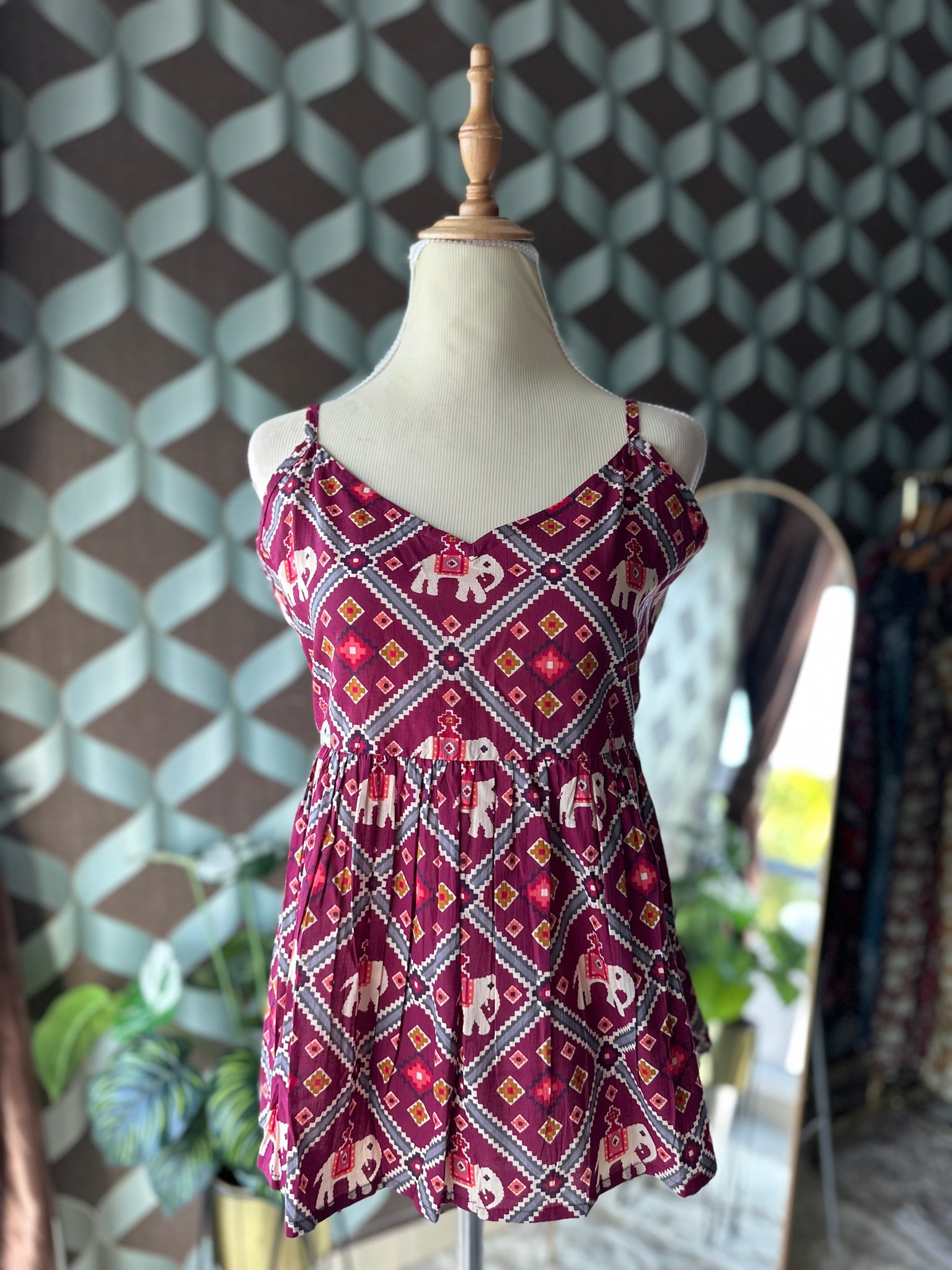 Rangoli Strap Top