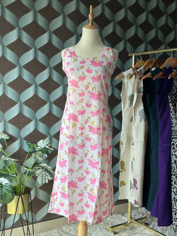 Floral Pink Kurta Top