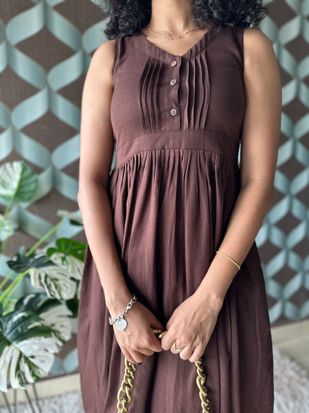 LIA Mocha Brown Dress