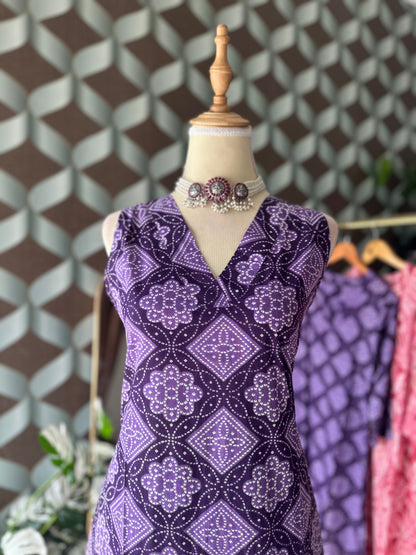 Bhandini Purple ViVa Set