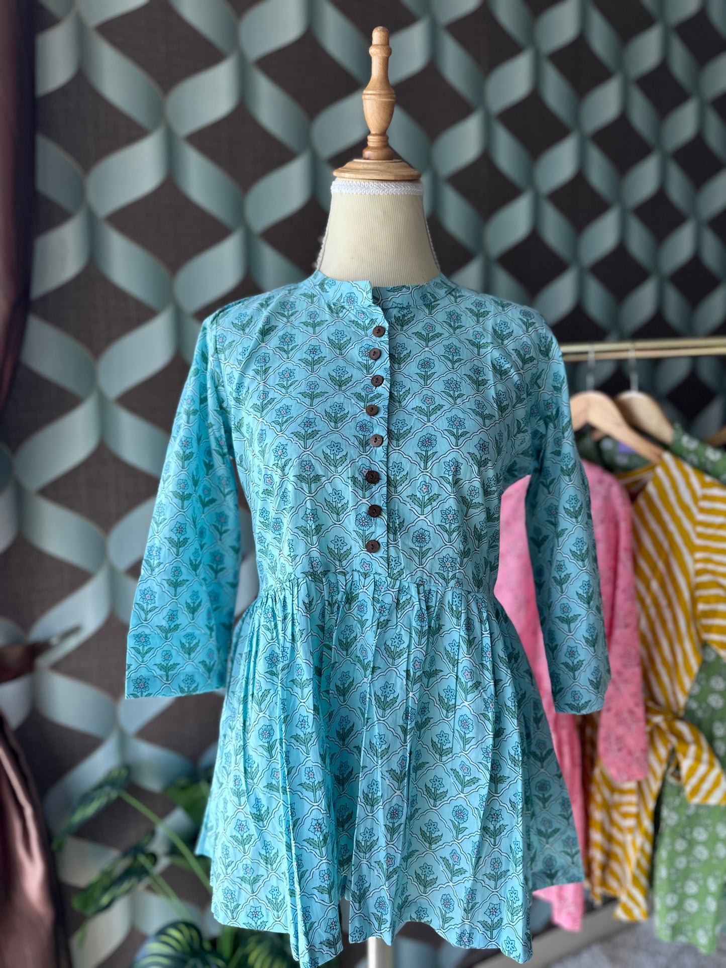 Sky Blue Cotton Top