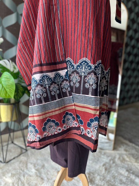 Red Jaipur Suit Set