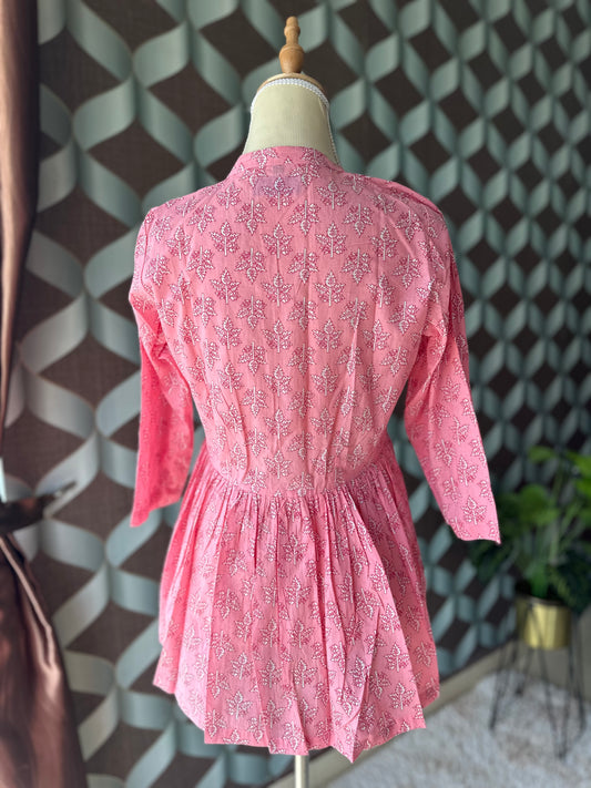 Sweet Pink Cotton Top