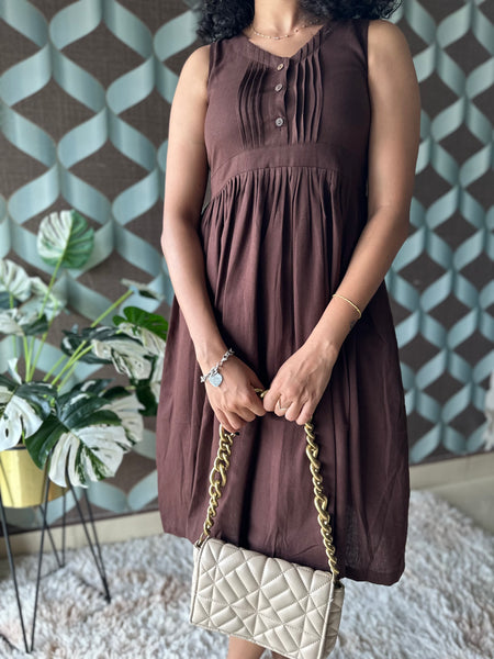 LIA Mocha Brown Dress