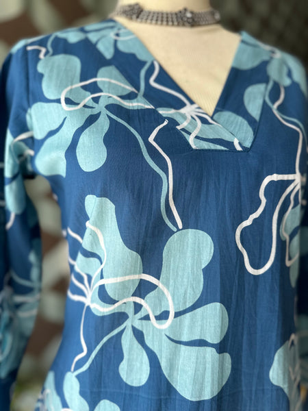 Ocean Blue Floral Set
