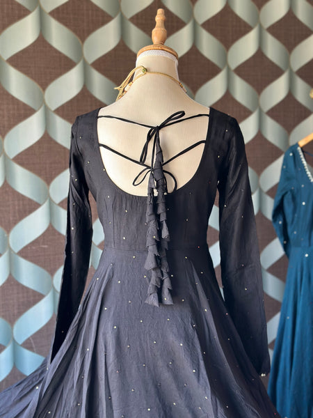 Classic Black ZAARA Festive Anarkali