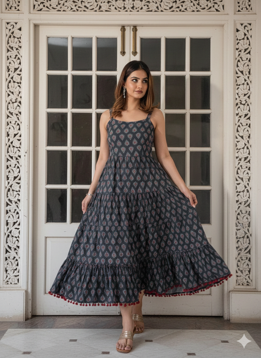 Dark Blue Summer Dress