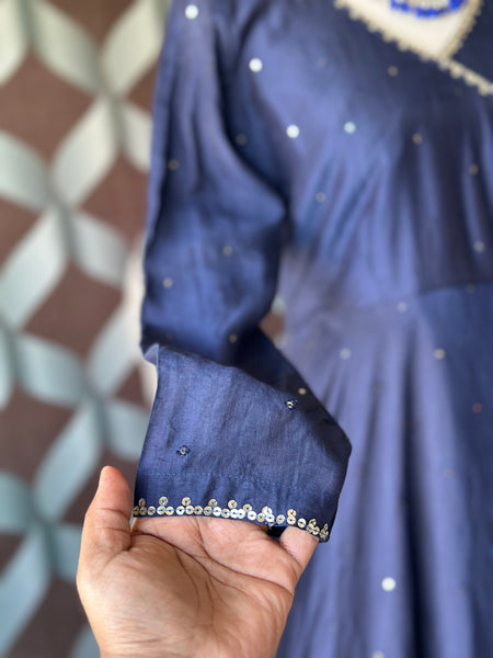 Navy Blue ZAARA Festive Anarkali