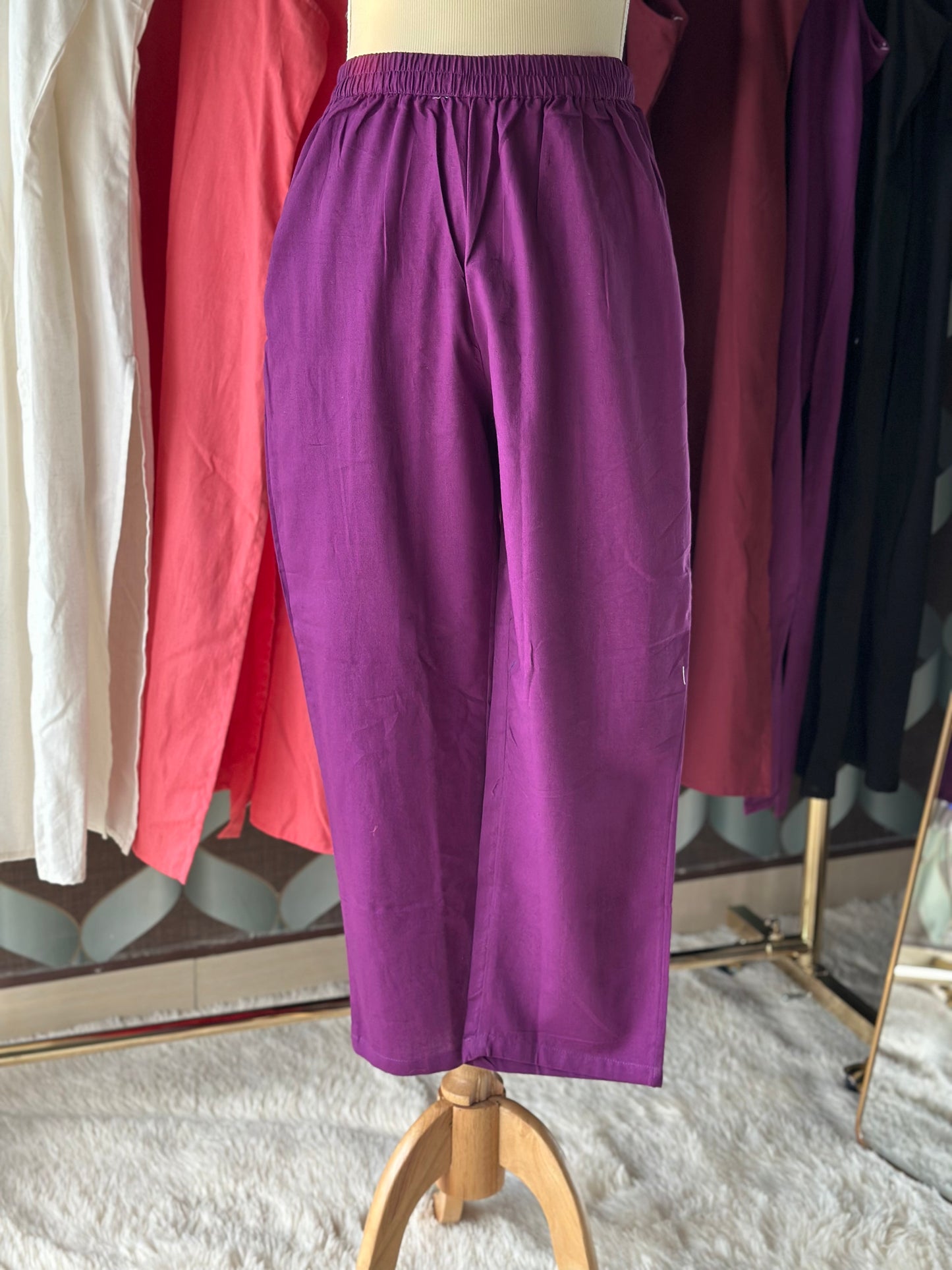Royal Purple Halter Neck Viva Set