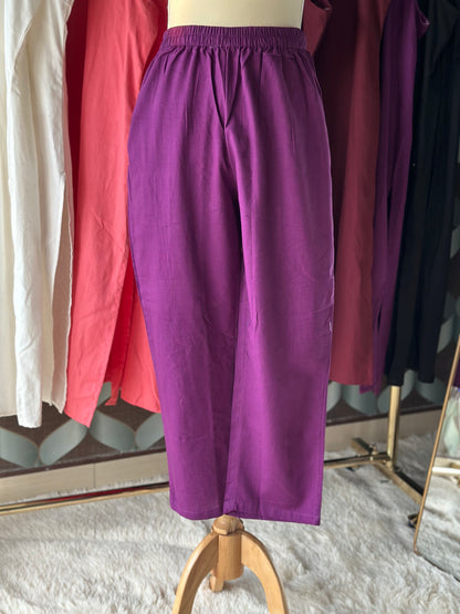 Royal Purple Halter Neck Viva Set