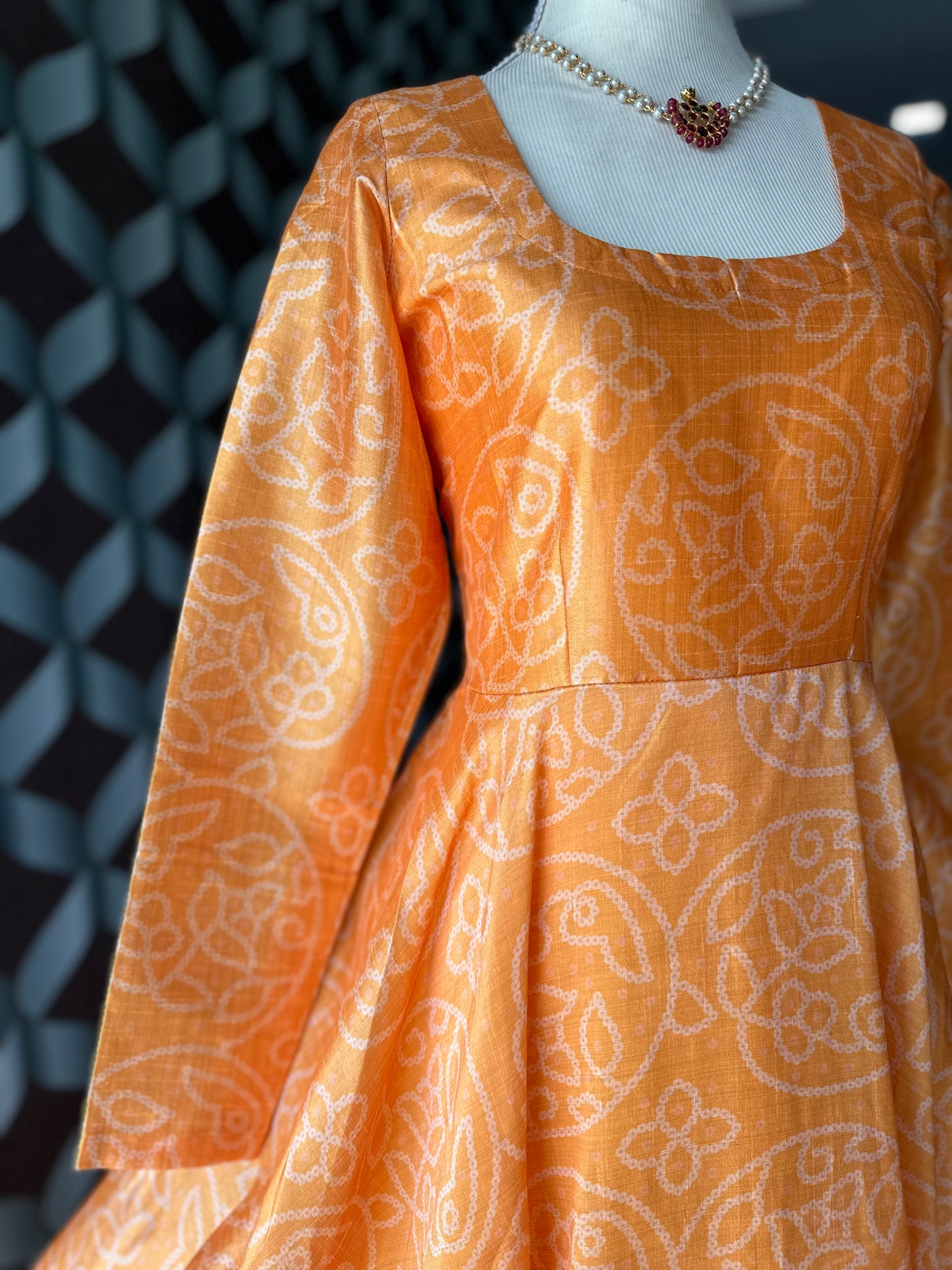 Marigold Yellow Anarkali