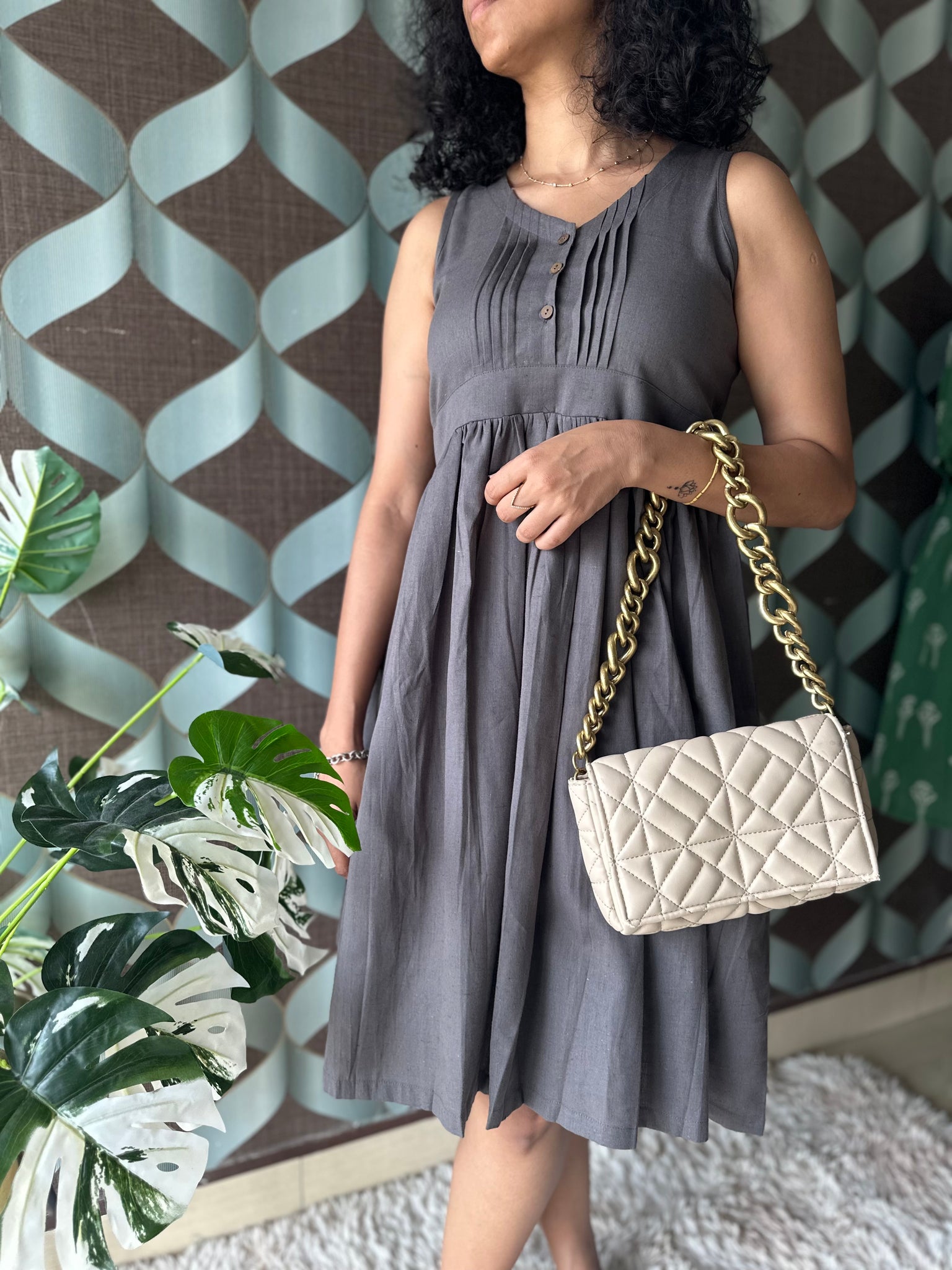 LIA Grey Dress