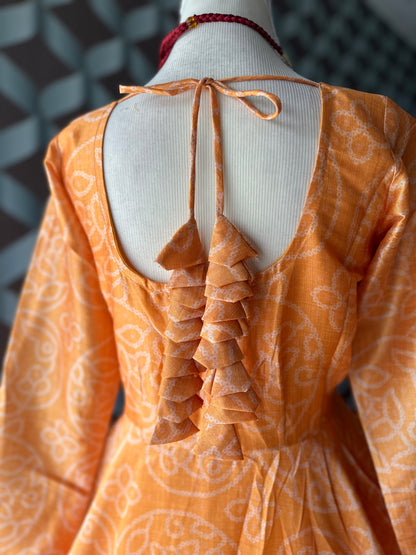 Marigold Yellow Anarkali