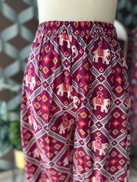Rangoli Elephant Halter Neck Viva Set