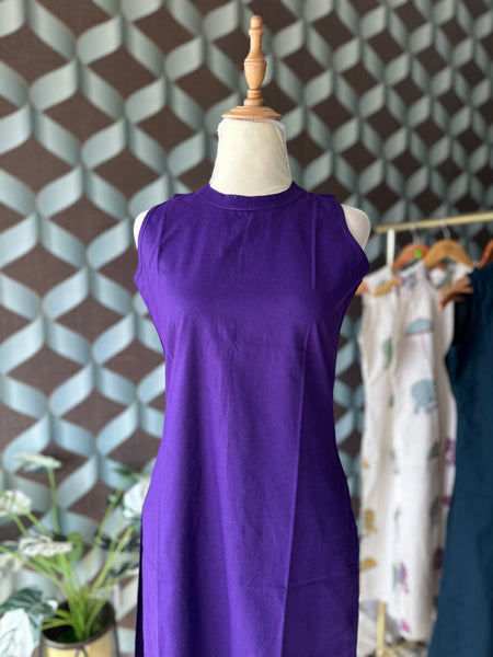 Vibrant Purple Kurta Top