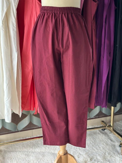 Burgundy Red Halter Neck