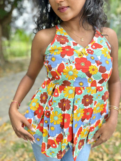 Summer Garden Short Top