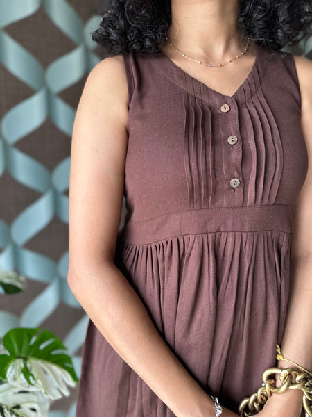 LIA Mocha Brown Dress