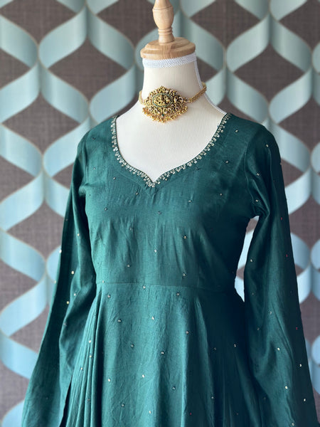 Emerald Green ZAARA Festive Anarkali