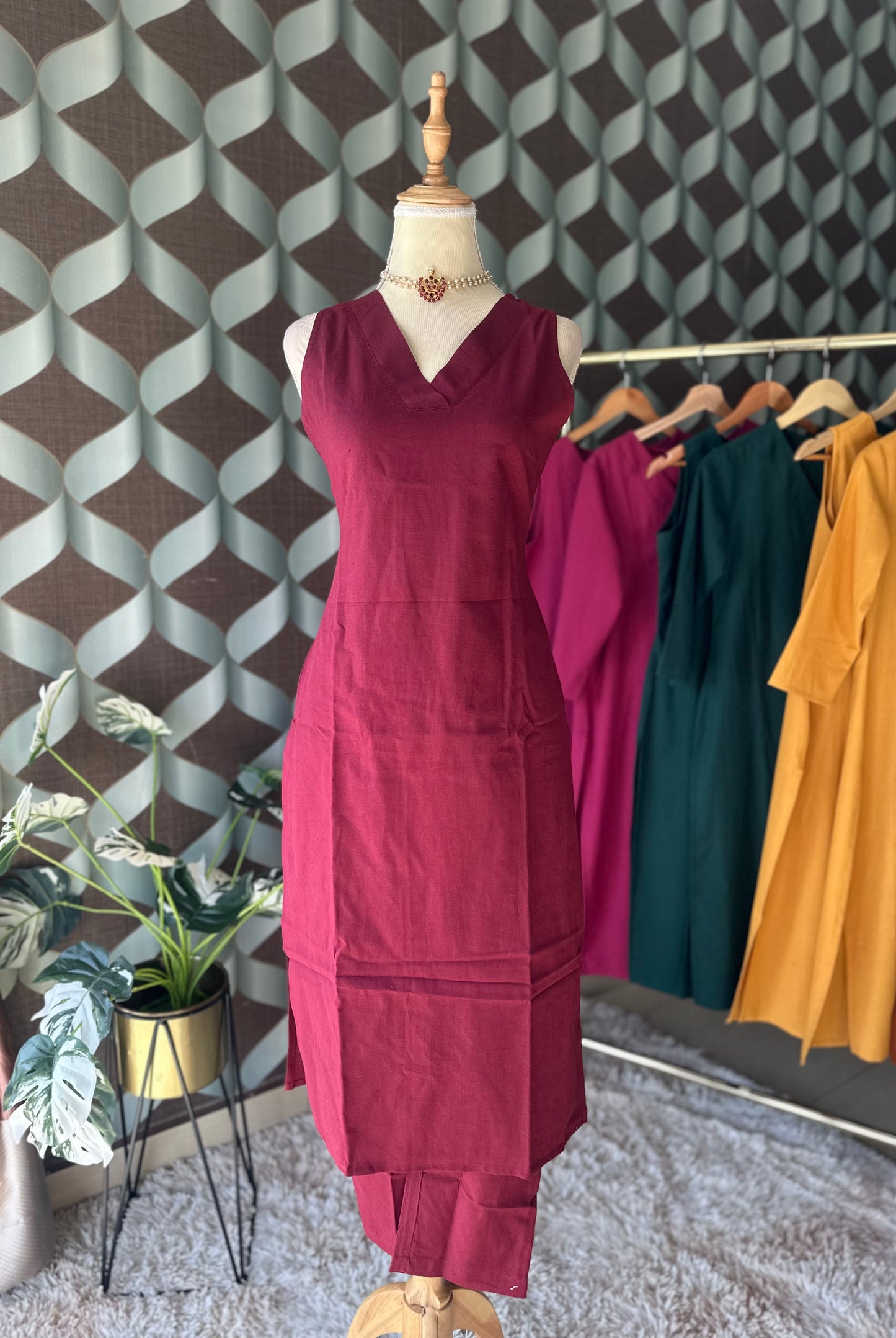 Burgundy Red Viva Set