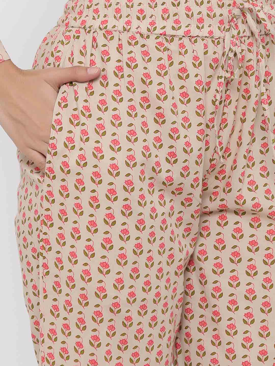 Pastel Brown Lounge Wear Set