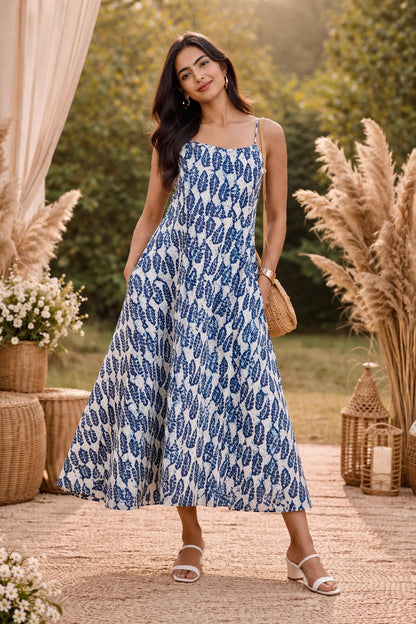Indigo Blue Sundress